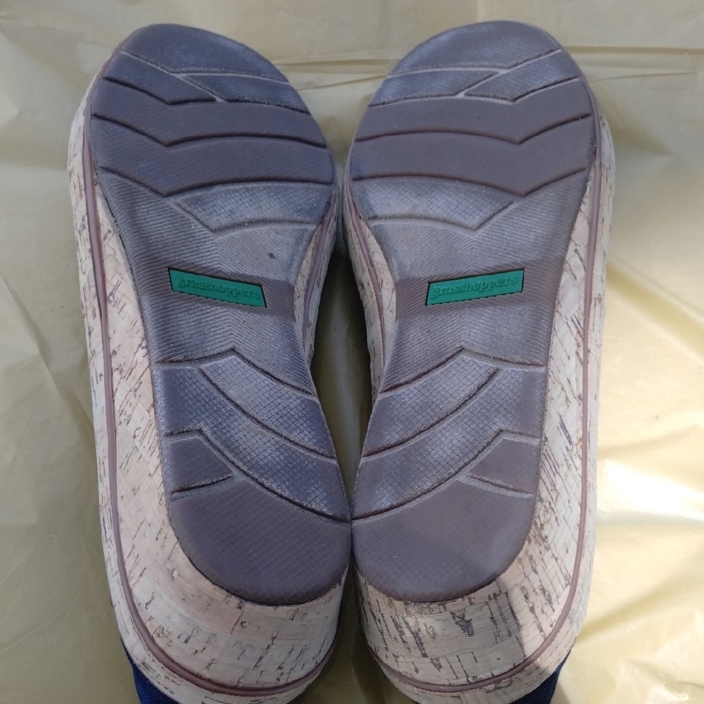Grasshoppers Denim Blue Women's Flats - Picture 6 of 11